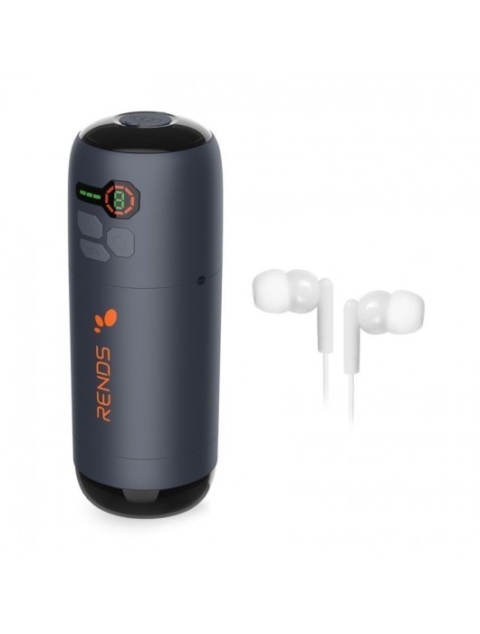 Черный вибромастурбатор Back To The Future - Rends - в Махачкале купить с доставкой