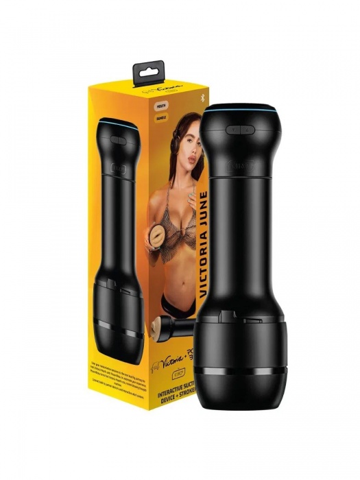 Мастурбатор-ротик с интерактивной насадкой PowerBlow   FeelVictoria Mouth - Kiiroo - в Махачкале купить с доставкой