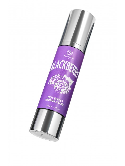 Массажное масло 2-в-1 Blackberry Hot Effect с разогревающим эффектом и вкусом ежевики - 50 мл. - Secret Play - купить с доставкой в Махачкале