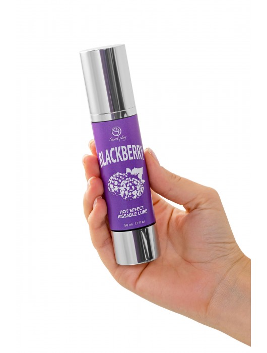 Массажное масло 2-в-1 Blackberry Hot Effect с разогревающим эффектом и вкусом ежевики - 50 мл. - Secret Play - купить с доставкой в Махачкале