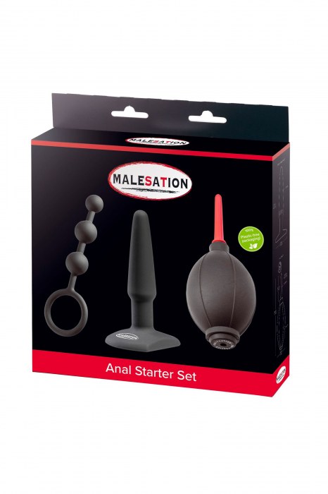 Набор из 3 анальных игрушек Anal Starter Set - MALESATION