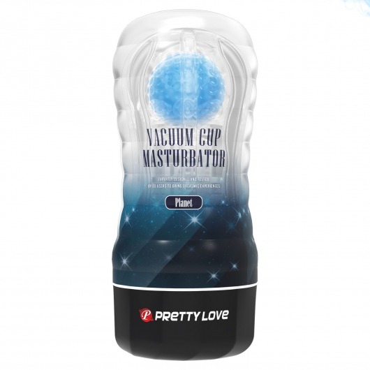 Прозрачный текстурированный мастурбатор Vacuum Cup Masturbator Planet - Baile - в Махачкале купить с доставкой
