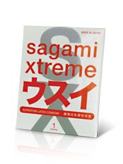 Ультратонкий презерватив Sagami Xtreme SUPERTHIN - 1 шт. - Sagami - купить с доставкой в Махачкале