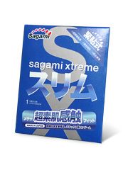 Презерватив Sagami Xtreme FEEL FIT 3D - 1 шт. - Sagami - купить с доставкой в Махачкале