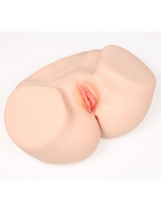 Мастурбатор-полуторс с двойным слоем материала Vanilla Onahole Real Vagina - KOKOS - в Махачкале купить с доставкой