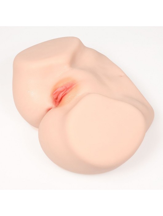 Мастурбатор-полуторс с двойным слоем материала Vanilla Onahole Real Vagina - KOKOS - в Махачкале купить с доставкой