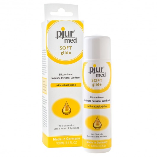 Силиконовый лубрикант с жожоба pjur MED Soft glide - 100 мл. - Pjur - купить с доставкой в Махачкале
