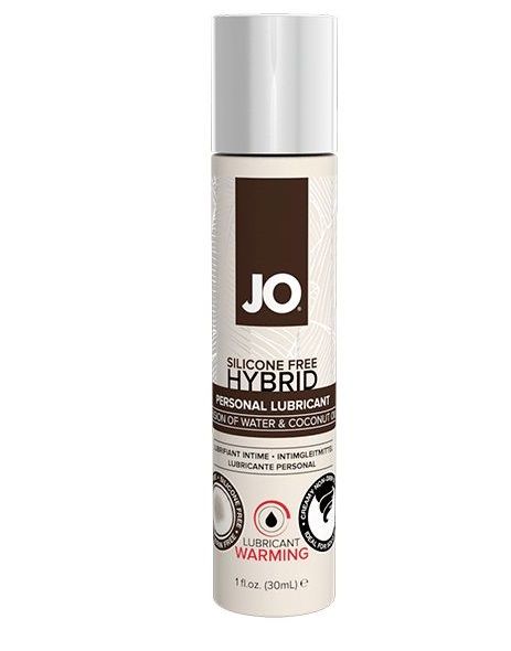 Водно-масляный лубрикант с разогревающим эффектом JO Silicone Free Hybrid Lubricant WARMING  - 30 мл. - System JO - купить с доставкой в Махачкале