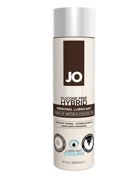 Водно-масляный лубрикант с охлаждающим эффектом JO Silicon free Hybrid Lubricant COOLING - 120 мл. - System JO - купить с доставкой в Махачкале