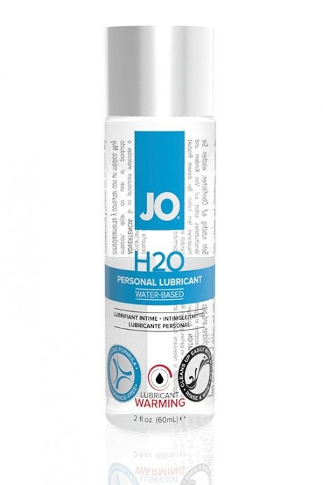 Возбуждающий лубрикант на водной основе JO Personal Lubricant H2O Warming - 60 мл. - System JO - купить с доставкой в Махачкале