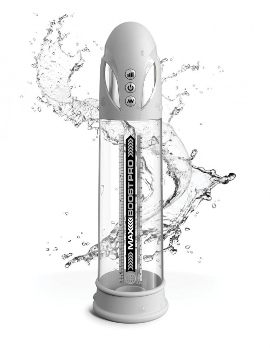 Белая вакуумная автоматическая помпа Max Boost Pro Flow - Pipedream - в Махачкале купить с доставкой