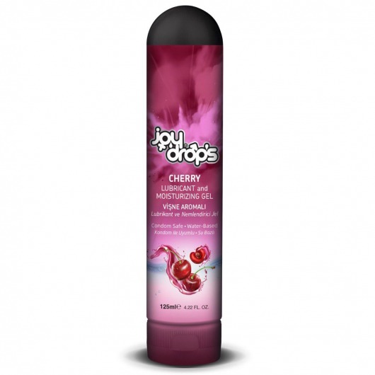 Смазка на водной основе Cherry с ароматом вишни -  125 мл. - JoyDrops - купить с доставкой в Махачкале