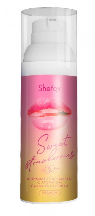 Интимная гель-смазка Shefox Premium «Сладкая клубника» - 50 мл. - Shefox - купить с доставкой в Махачкале