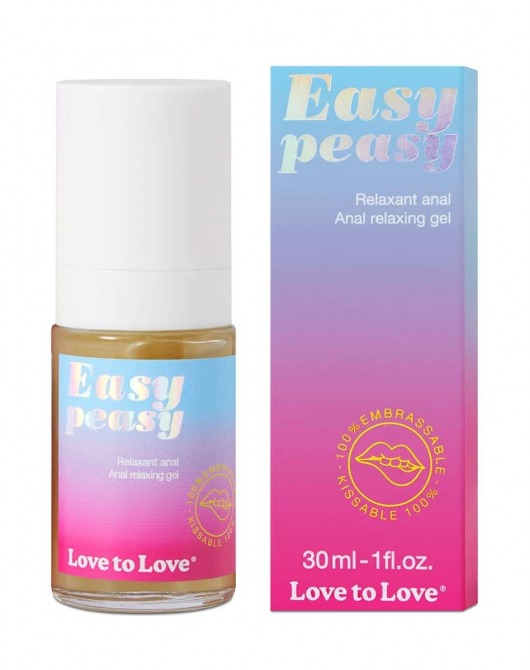 Анальный расслабляющий гель Easy Peasy - 30 мл. - Love to Love - купить с доставкой в Махачкале
