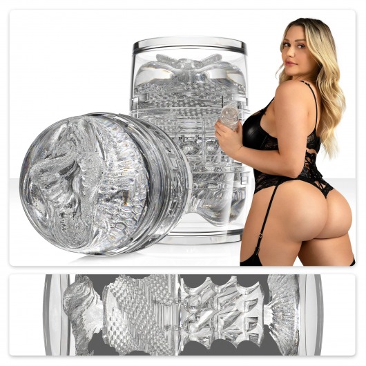 Прозрачный двусторонний мастурбатор Fleshlight Quickshot Mia Malkova - Fleshlight - в Махачкале купить с доставкой