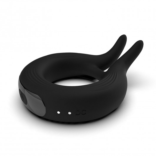 Черное эрекционное кольцо Marry Me Rechargeable Vibrating Cockring - Adrien Lastic - в Махачкале купить с доставкой