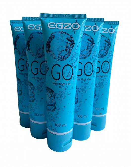 Набор из 5 пролонгирующих лубрикантов на водной основе Egzo Go (по 100 мл.) - EGZO - купить с доставкой в Махачкале