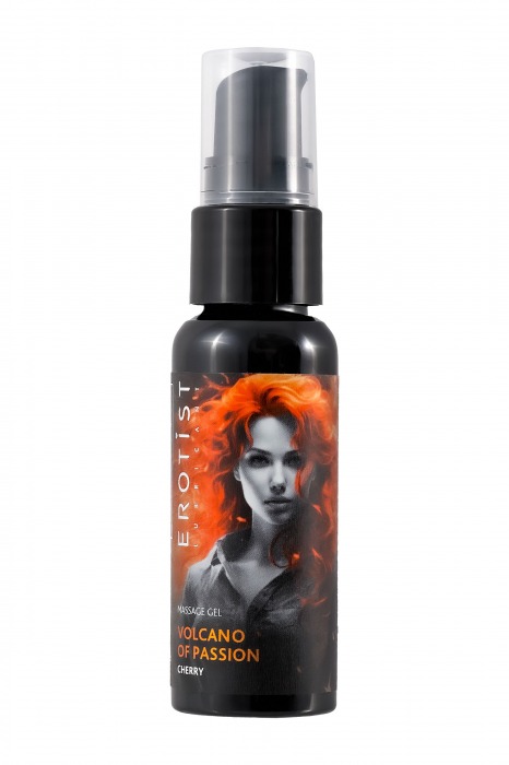 Гель с эффектом вибрации Volcano Of Passion со вкусом вишни - 25 мл. - Erotist Lubricants - купить с доставкой в Махачкале