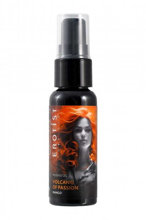 Гель с эффектом вибрации Volcano Of Passion со вкусом манго - 25 мл. - Erotist Lubricants - купить с доставкой в Махачкале