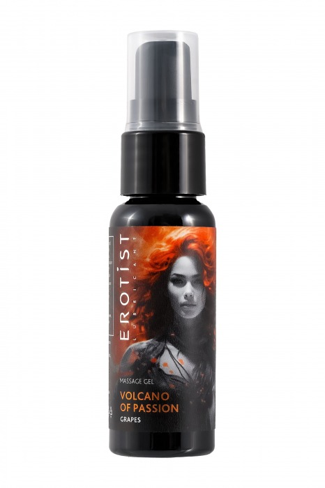 Гель с эффектом вибрации Volcano Of Passion со вкусом винограда - 25 мл. - Erotist Lubricants - купить с доставкой в Махачкале