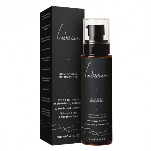 Интимный гель с экстрактами нони, нима и клубники Luberium Delicate Waterbased - 100 мл. - Luberium - купить с доставкой в Махачкале