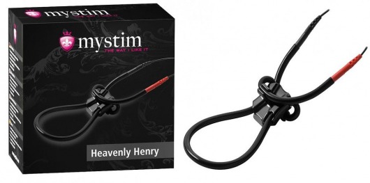 Эрекционное лассо для электростимуляции HEAVENLY HENRY - MyStim - купить с доставкой в Махачкале