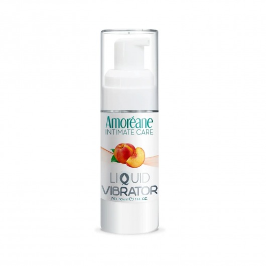 Жидкий вибратор со вкусом персика Amoreane Peach - 30 мл. - Amoreane - купить с доставкой в Махачкале