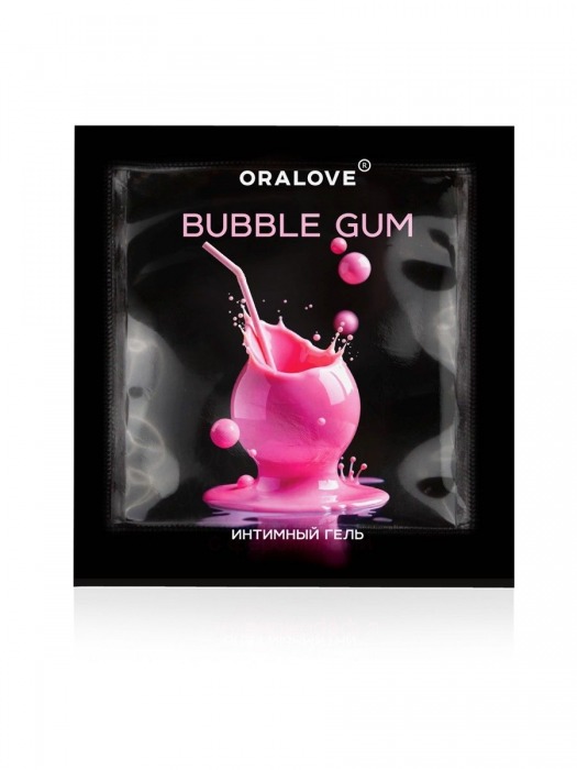 Саше съедобной оральной смазки OraLove с ароматом бабл-гам - 3 гр. - Биоритм - купить с доставкой в Махачкале