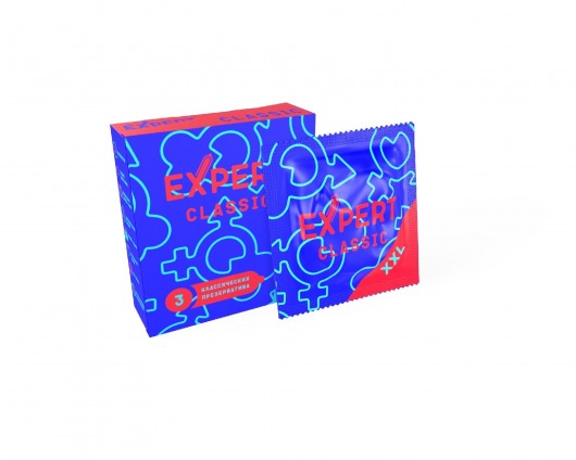 Презервативы увеличенного размера Expert Classic XXL - 3 шт. - Expert - купить с доставкой в Махачкале