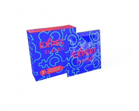 Классические презервативы Expert Classic - 3 шт. - Expert - купить с доставкой в Махачкале