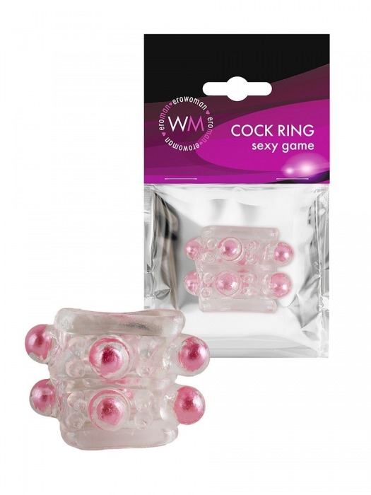 Прозрачная насадка на пенис с цветными шариками - Erowoman-Eroman - в Махачкале купить с доставкой