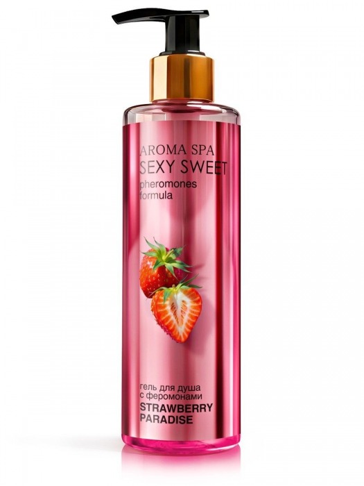 Гель для душа с феромонами и ароматом клубники Strawberry Paradise - 200 мл. -  - Магазин феромонов в Махачкале