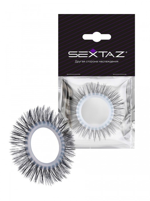 Круглое эрекционное кольцо с длинными «ресничками» - Sextaz - в Махачкале купить с доставкой