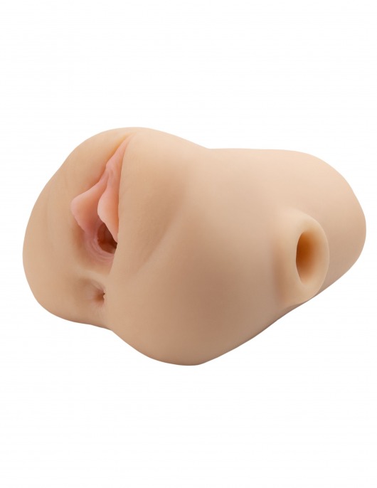 Телесный мастурбатор с вибрацией Double Pounder Vibrating Squeeze Stroker - Pipedream - в Махачкале купить с доставкой