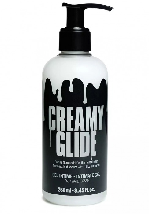 Лубрикант на водной основе Creamy Glide с консистенцией спермы - 250 мл. - Strap-on-me - купить с доставкой в Махачкале