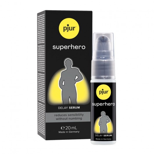 Пролонгатор-сыворотка pjur Superhero Delay Serum - 20 мл. - Pjur - купить с доставкой в Махачкале