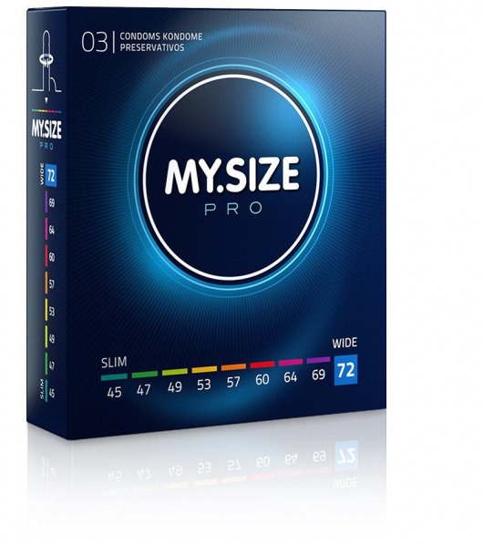 Презервативы MY.SIZE размер 72 - 3 шт. - My.Size - купить с доставкой в Махачкале