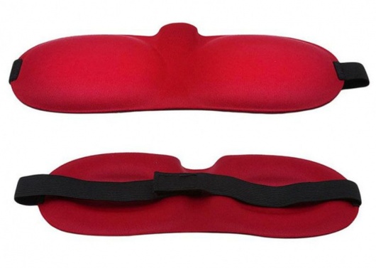 Красная глухая маска на резинке - Sitabella - купить с доставкой в Махачкале