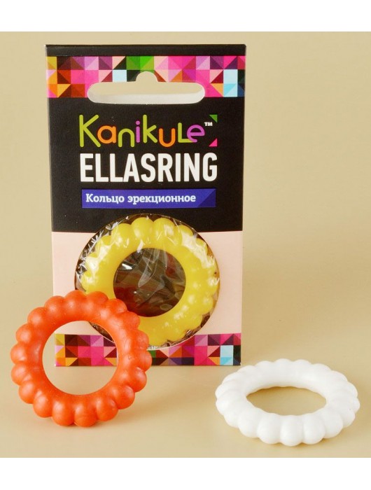 Цветное рельефное эрекционное кольцо Ellasring - Sitabella - в Махачкале купить с доставкой