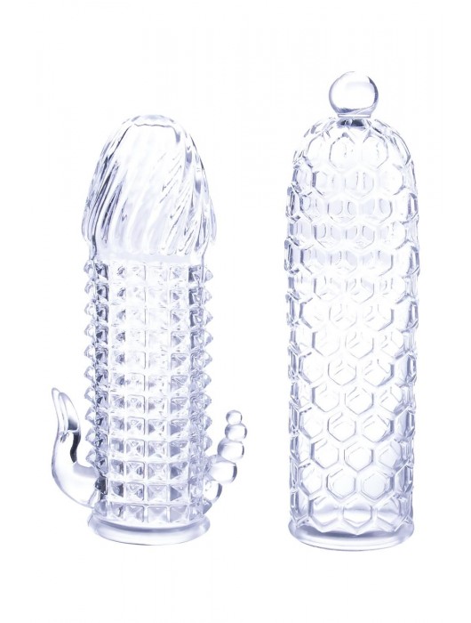 Набор из 2 прозрачных насадок на член Seductive Tickler Sleeves Set - NMC - в Махачкале купить с доставкой