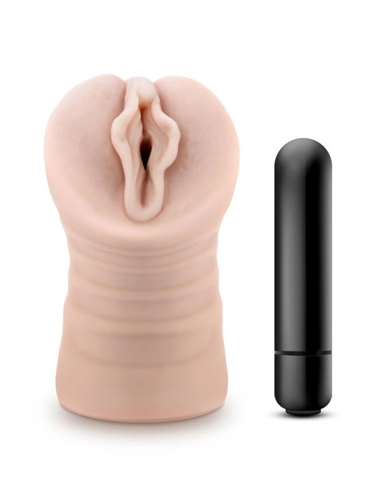 Телесный мастурбатор-вагина Destini - Blush Novelties - в Махачкале купить с доставкой