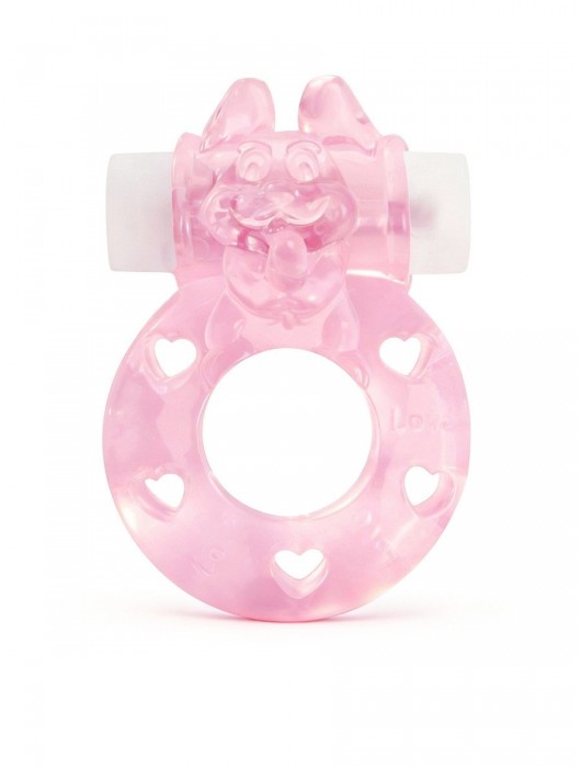 Розовое эрекционное виброкольцо в форме зайчика - 1137 - в Махачкале купить с доставкой