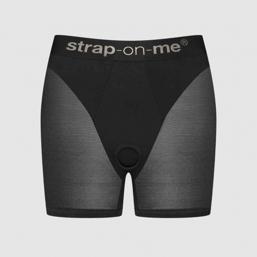 Трусики-шорты для фиксации насадок Strap-on-me Harness Lingerie Halo - size M - Strap-on-me - купить с доставкой в Махачкале