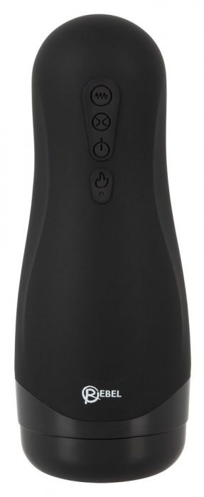 Черный вибромастурбатор с подогревом Masturbator with 3 Functions - Orion - в Махачкале купить с доставкой