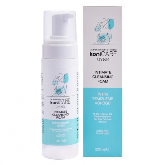 Пенка для интимной гигиены Konicare Gyno Intimate Cleasing Foam - 200 мл. - JoyDrops - купить с доставкой в Махачкале
