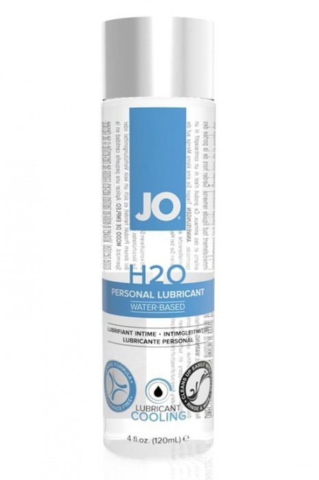 Охлаждающий лубрикант на водной основе JO Personal Lubricant H2O COOLING - 120 мл. - System JO - купить с доставкой в Махачкале