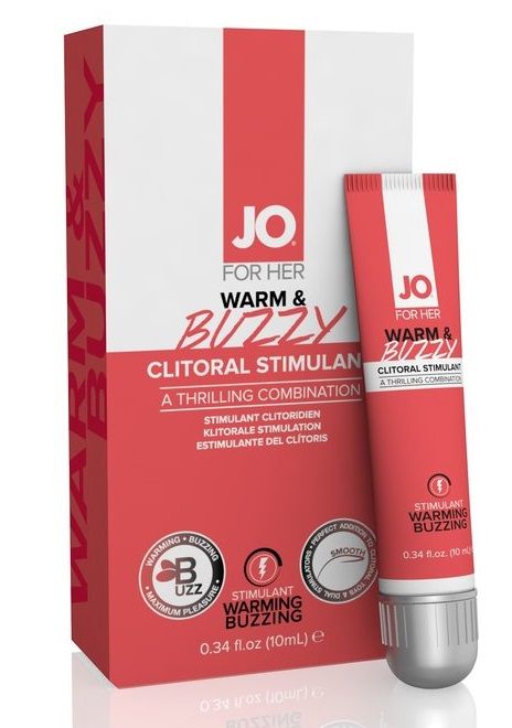 Клиторальный крем JO WARM   BUZZY CLITORAL GEL - 10 мл. - System JO - купить с доставкой в Махачкале