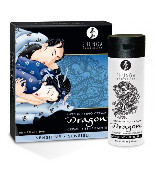 Интимный мужской крем SHUNGA DRAGON SENSITIVE - 60 мл. - Shunga - купить с доставкой в Махачкале