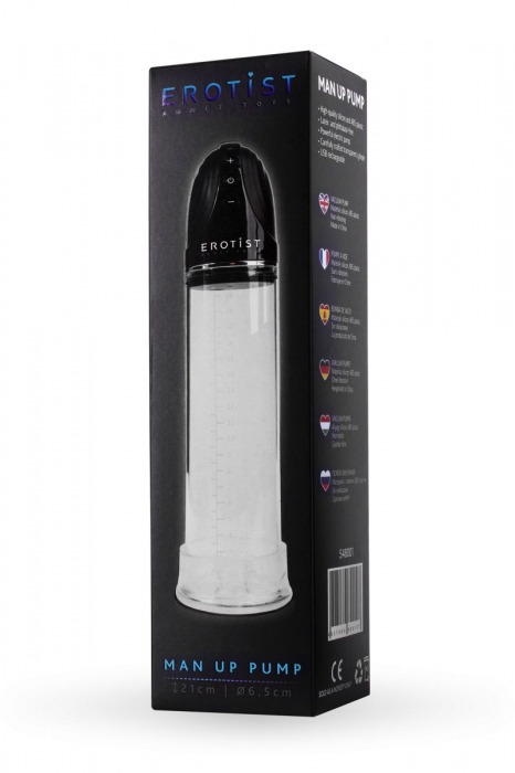 Автоматическая вакуумная помпа Man up pump - Erotist Adult Toys - в Махачкале купить с доставкой
