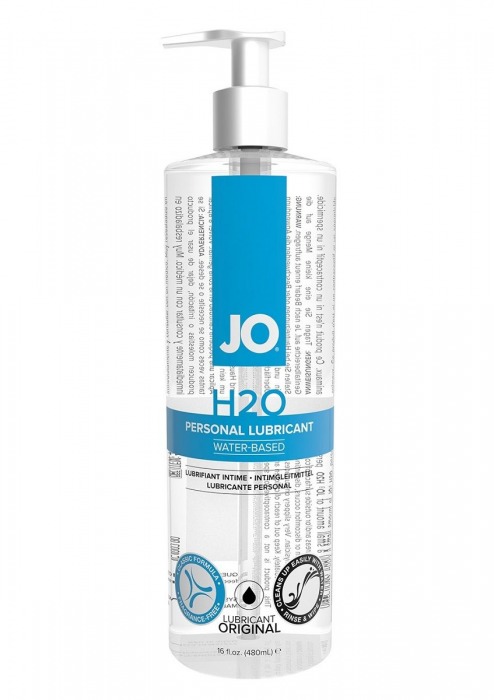 Лубрикант на водной основе JO Personal Lubricant H2O с дозатором - 480 мл. - System JO - купить с доставкой в Махачкале